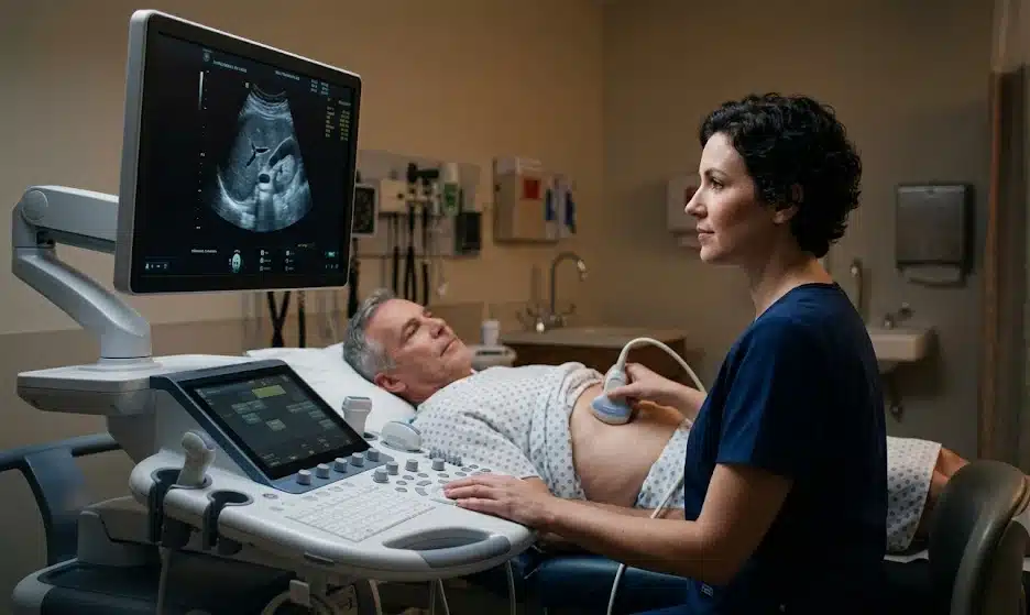 Abdominal, Pelvic, and Urinary Tract Ultrasound (men)