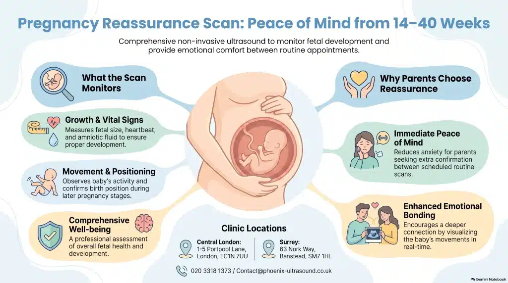 Reassurance Scan: 14-40 weeks 1 Reassurance Scan