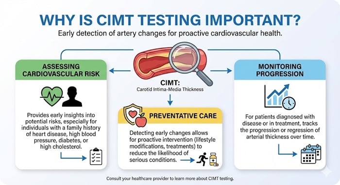 What Is a cimt test? The Simple Ultrasound That Detects Heart Disease Early 1 Why Is CIMT Testing Important