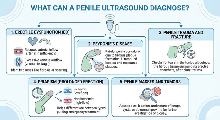 What Is a Penile Ultrasound? Procedure, Benefits, and Cost 3 Penile Ultrasound Diagnose