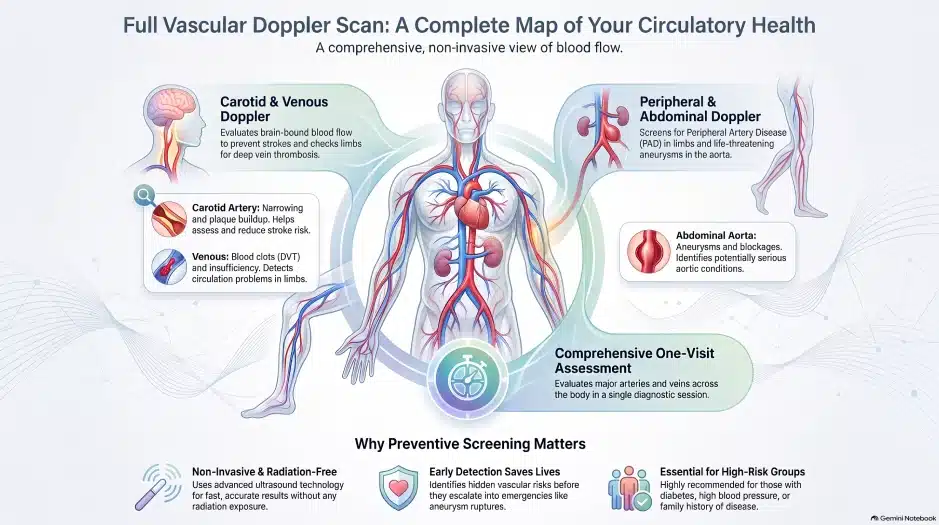 Full Vascular Doppler Scan Package